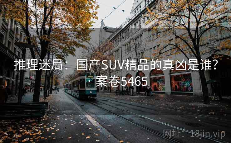 推理迷局：国产SUV精品的真凶是谁？ · 案卷5465