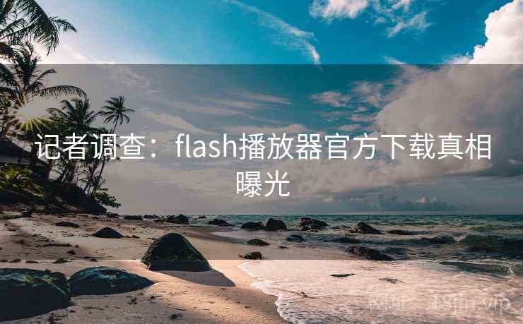 记者调查：flash播放器官方下载真相曝光